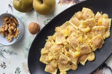 Agnolotti Biellesi con mele e noci